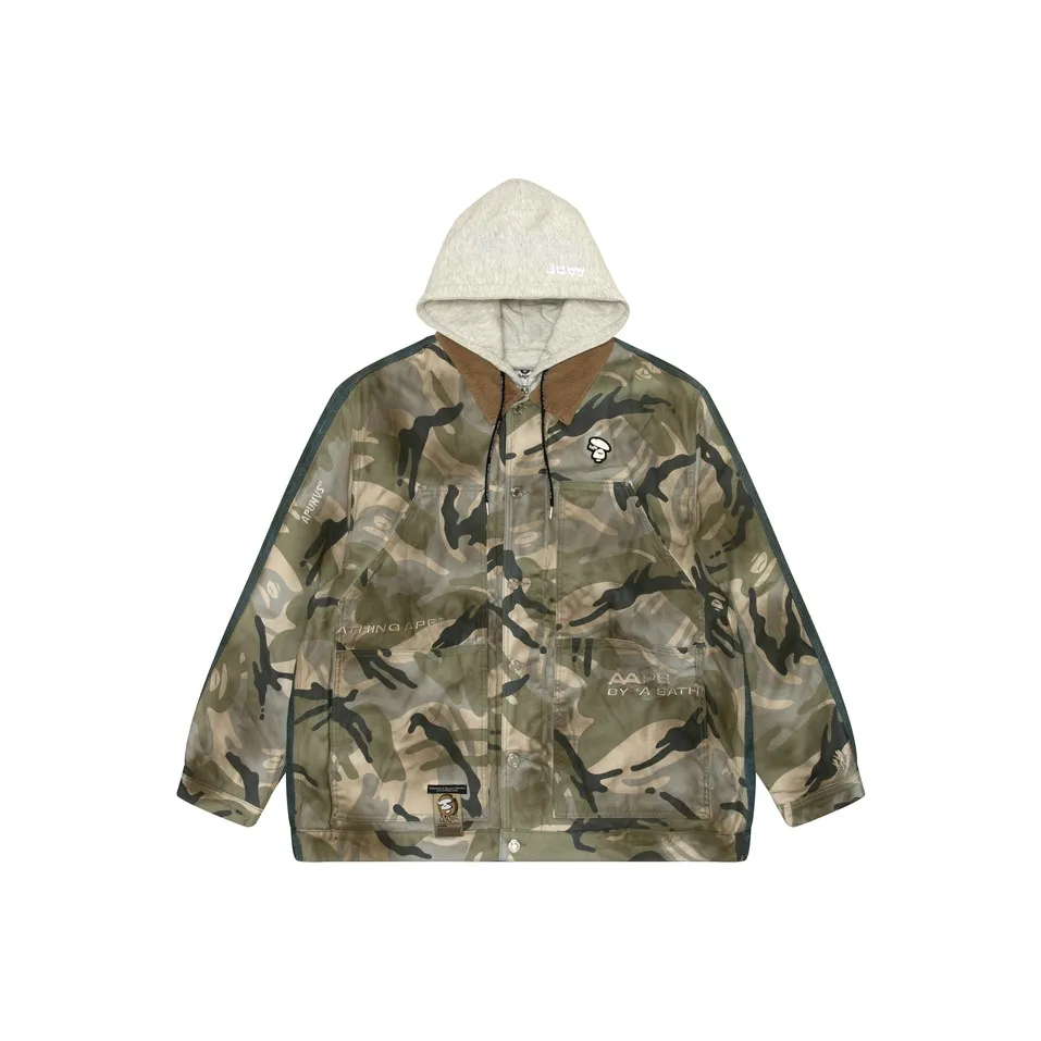 Aape SS24 Jackets Coats Men's Army Green