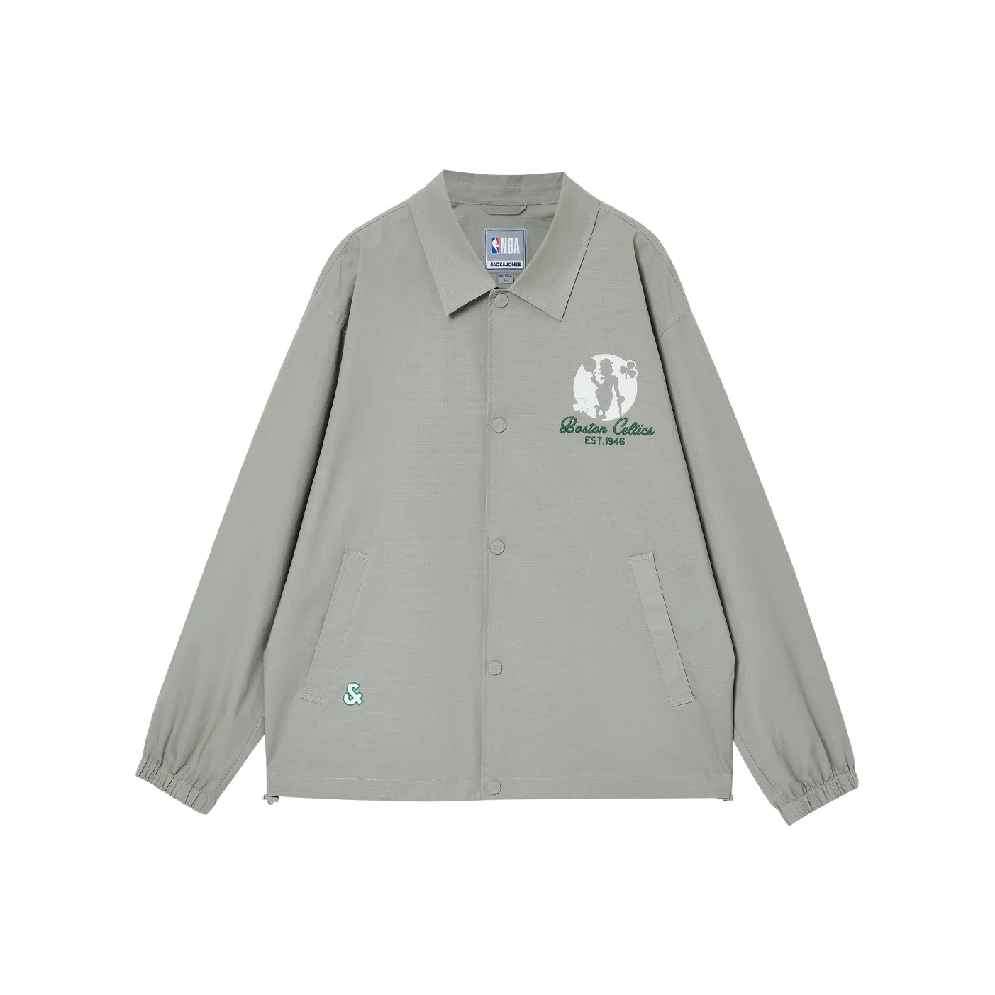 JACK JONES· Jack Jonesxnba Куртка Мужская Шалфейно-Зеленая