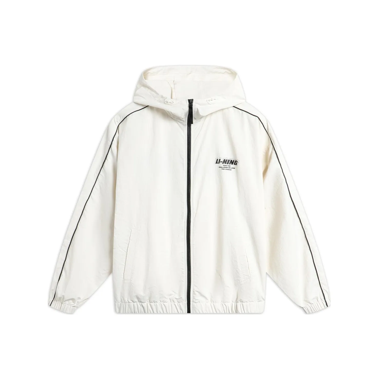 LiNing Ruffle Sports Fashion Collection Trench Coat Unisex Ecru