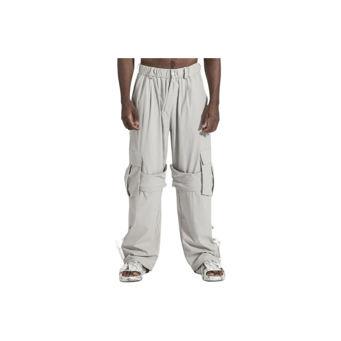 NORVINCY Western Outdoor Trendy Solid Color Lightweight Cargo Pants Unisex