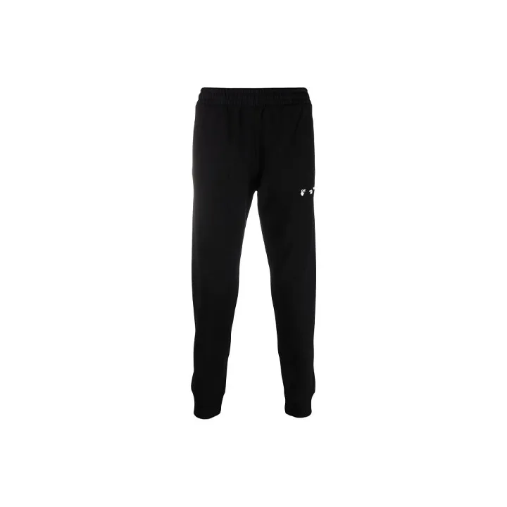 OFF WHITE SS21 Knitted Sweatpants Men's Black