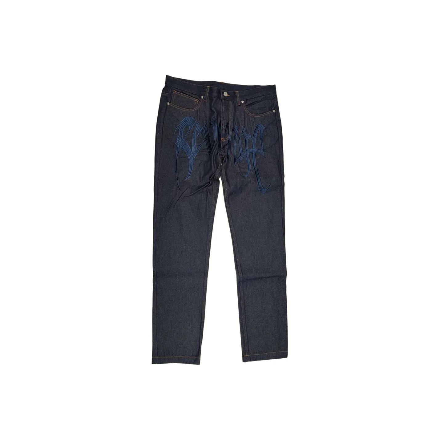 Revenge FW21 Джинсы Мужские Морской Синий