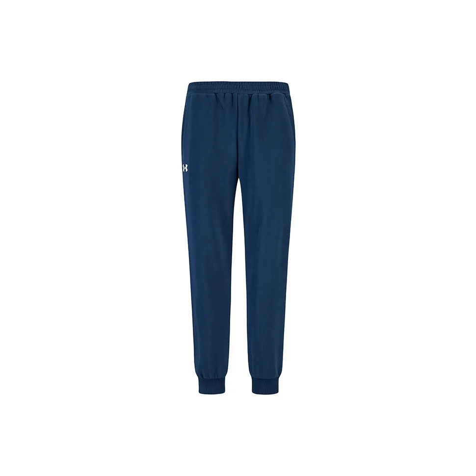 Under Armour Вязаные тренировочные брюки мужские цвет коллегиальный синий