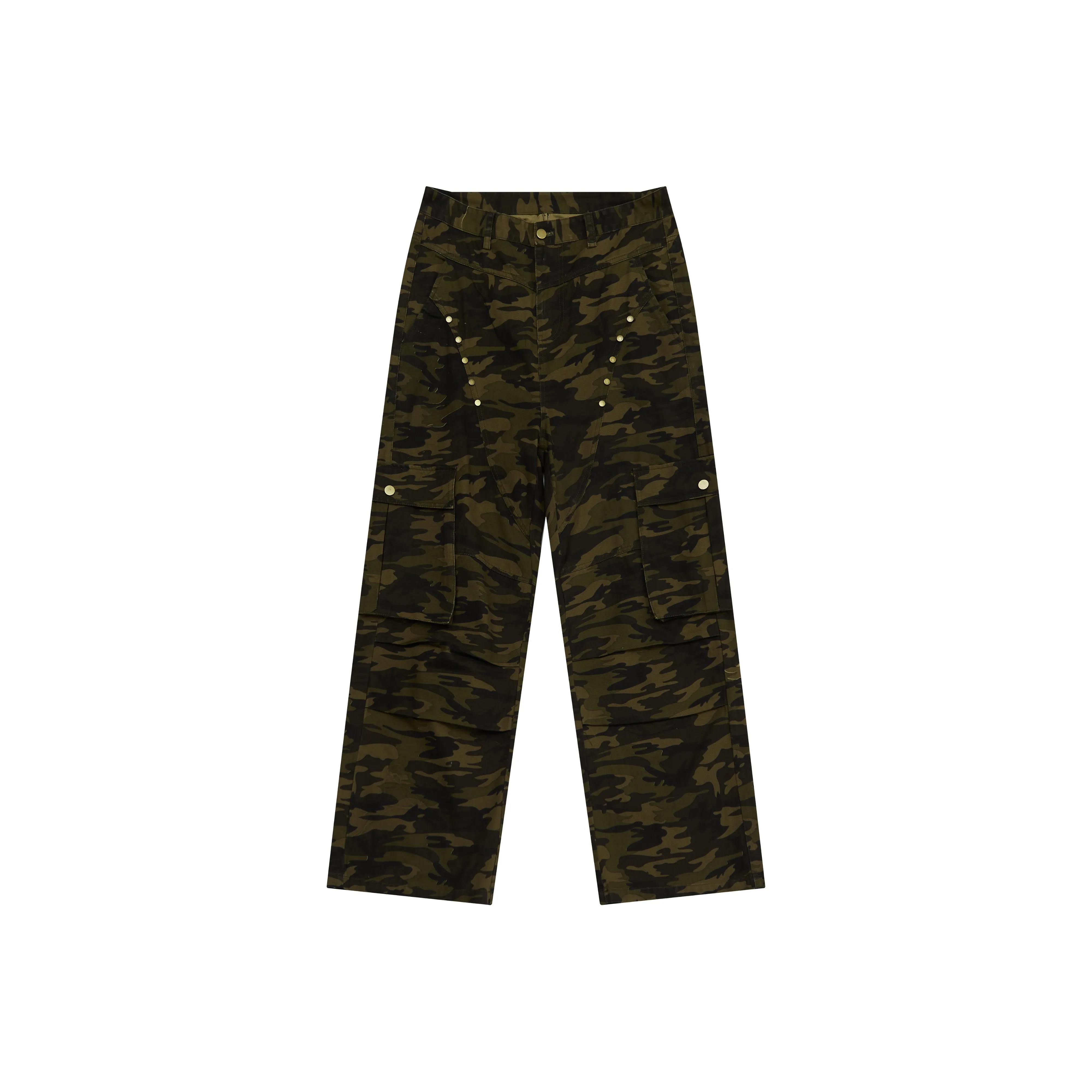GBXM Карго Брюки Унисекс Камуфляж