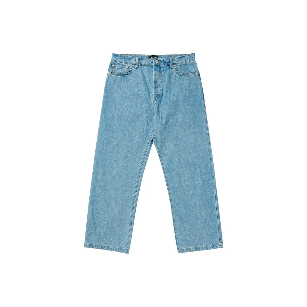 Дворцово-синие унисекс джинсы