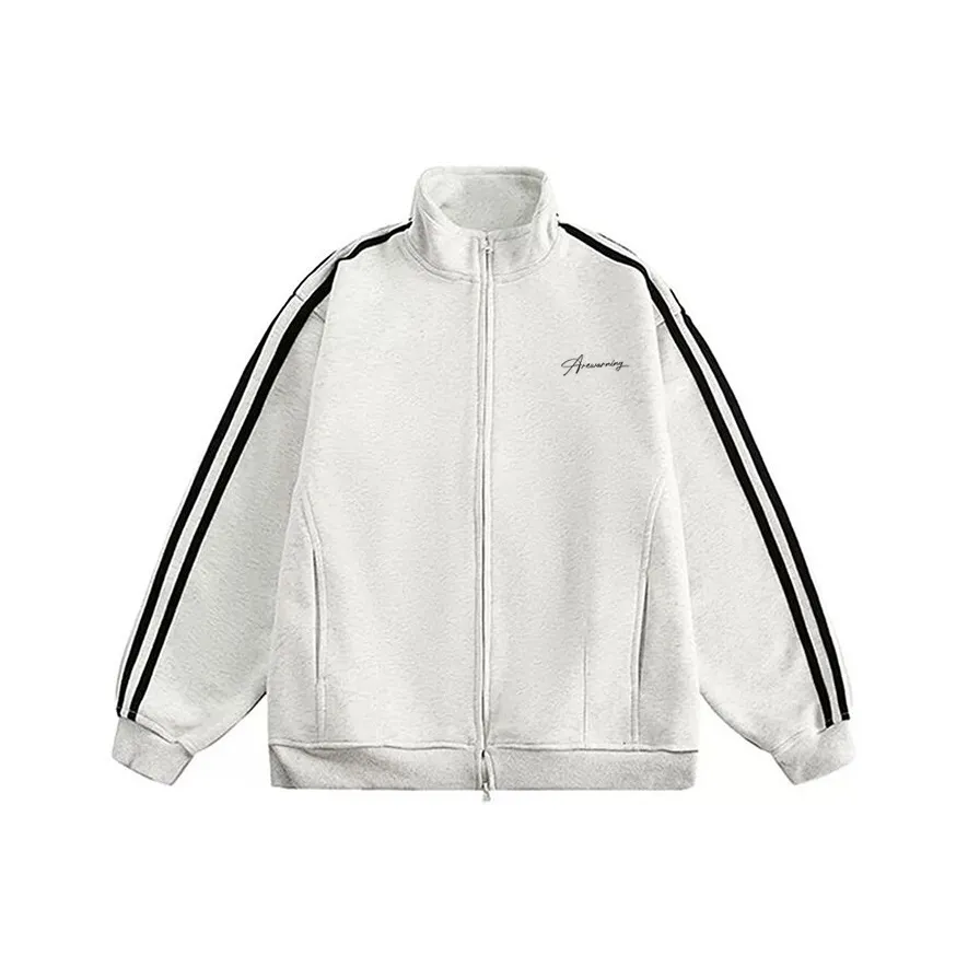 WARNING LIGHT Куртки и Пальто Унисекс Белый Серый