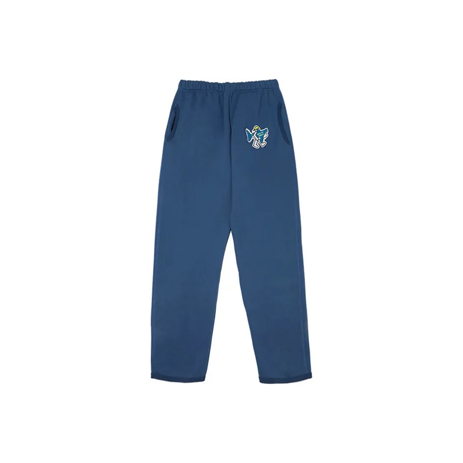 PJ's Vigor Прямой крой Умеренный Спортивные штаны Унисекс Темно-синий Синий