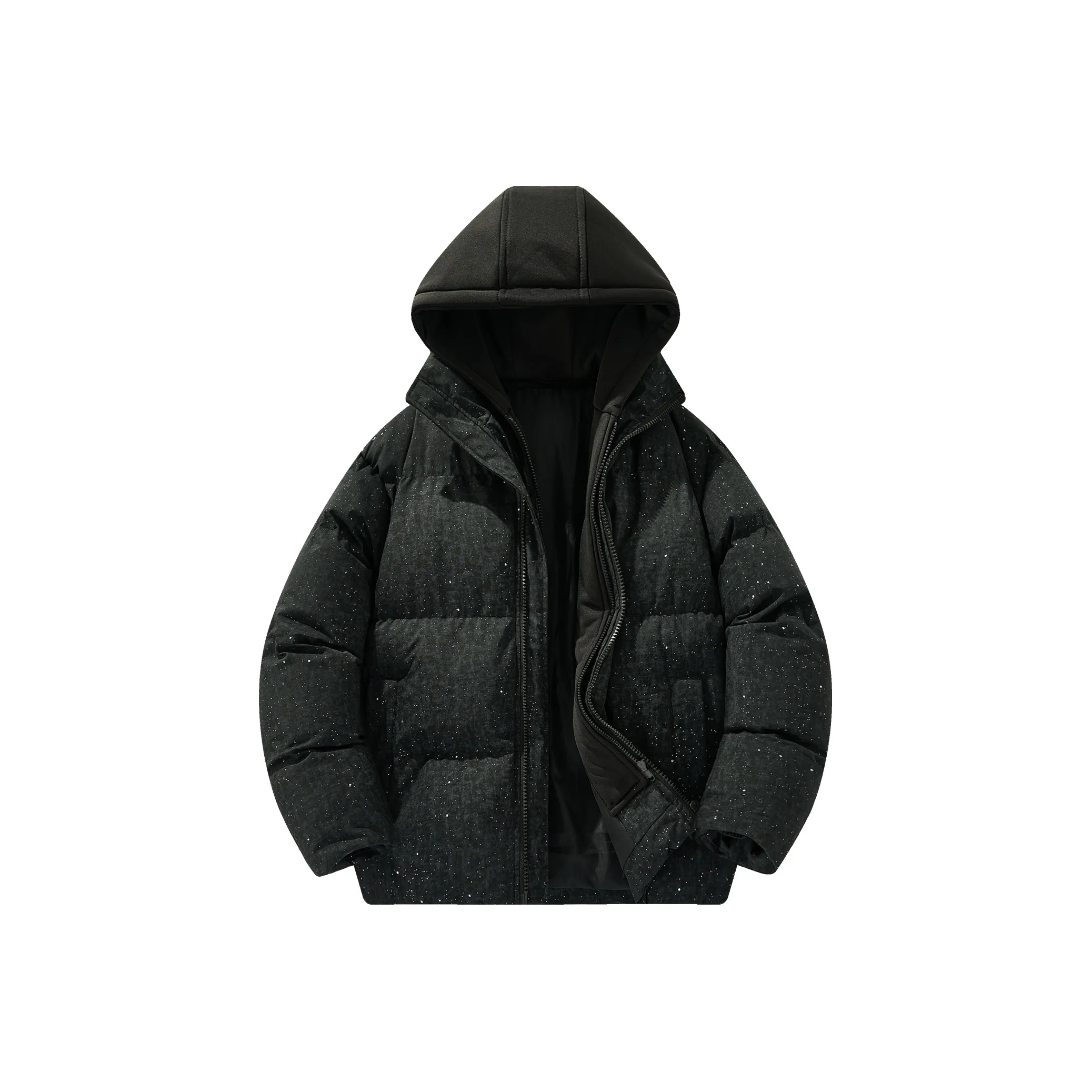 Topland Puffer Jacket Unisex Black