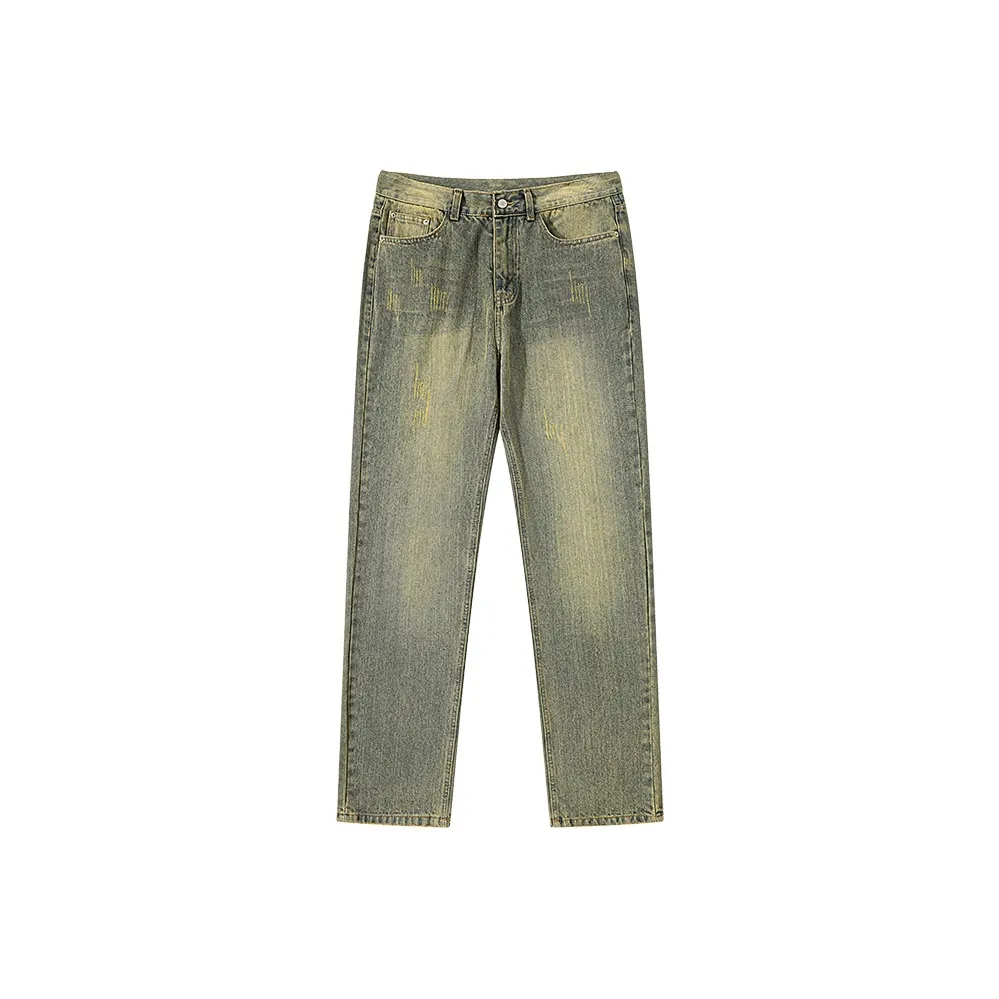 33TH Jeans Unisex Yellow Mud