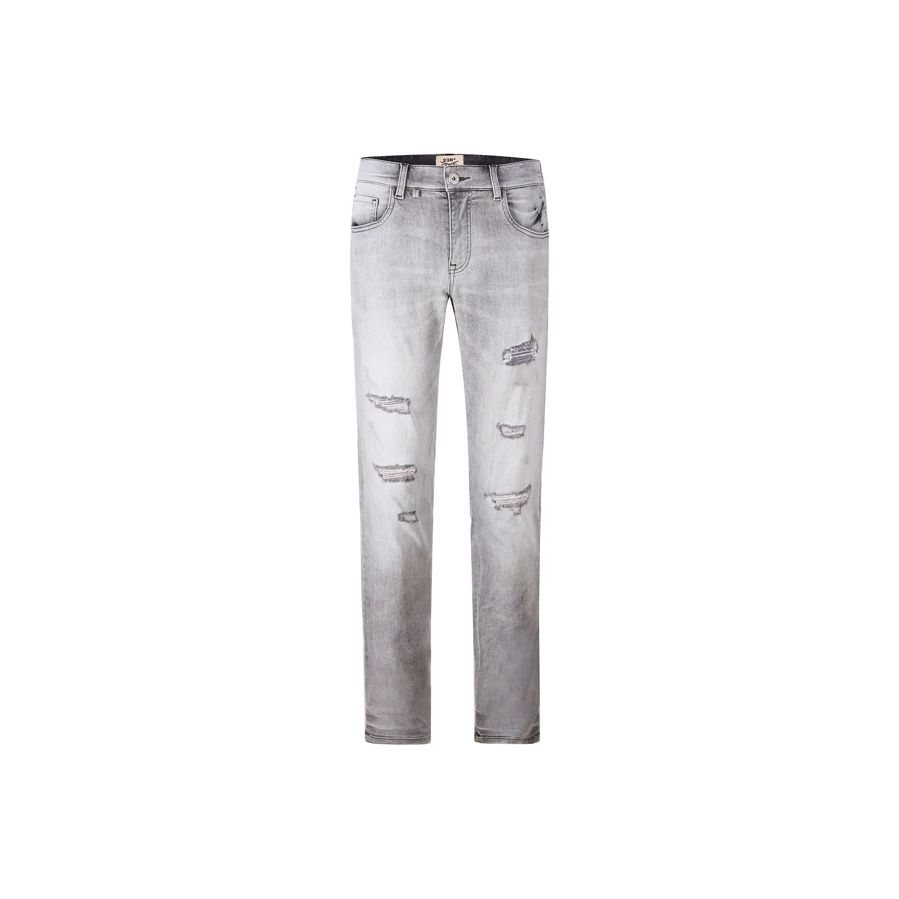 23R+ Gray Men's Jeans 23R+ Серый Мужские Джинсы