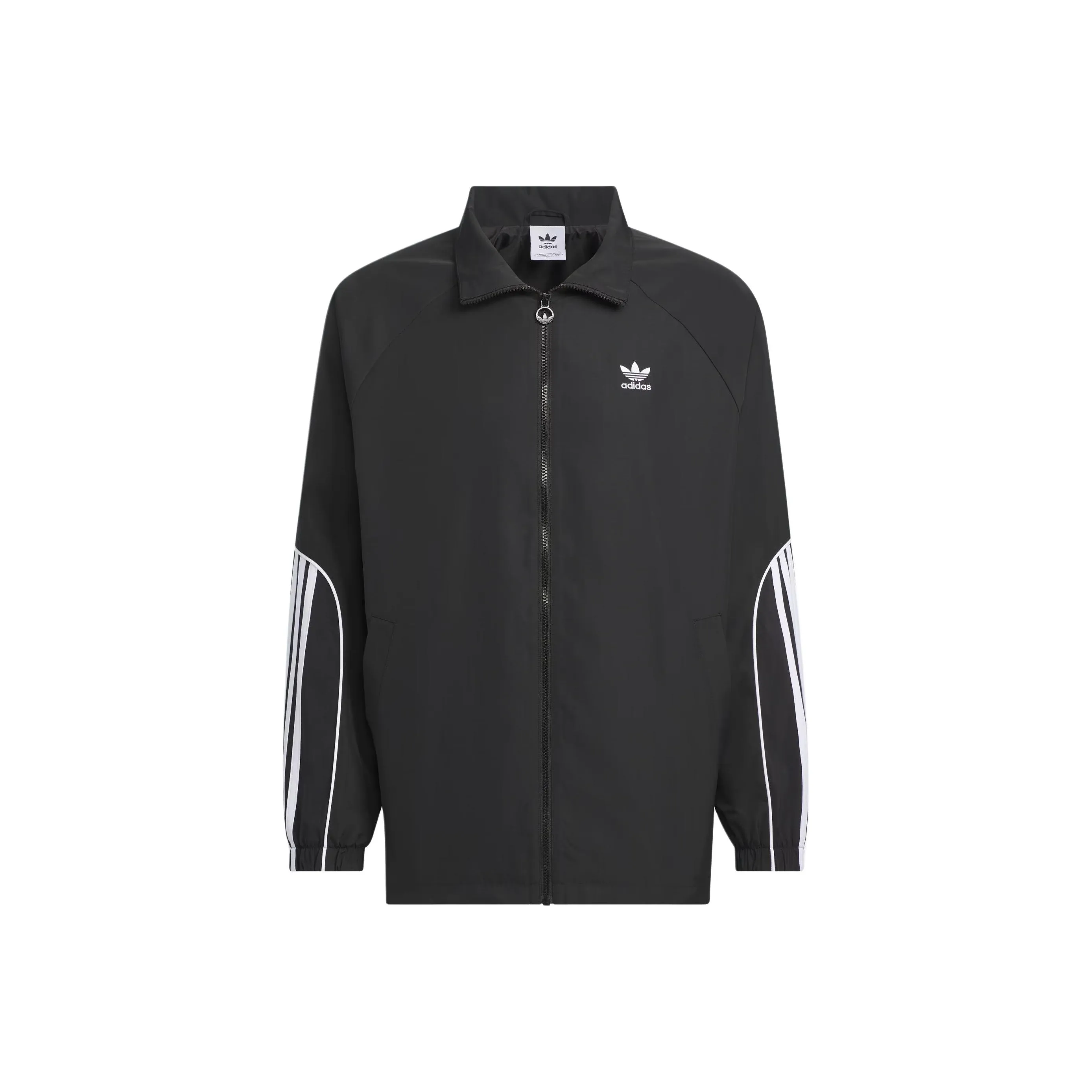 Adidas Originals 3 Stripes Coach Jacket Jackets & Coats Men's Black