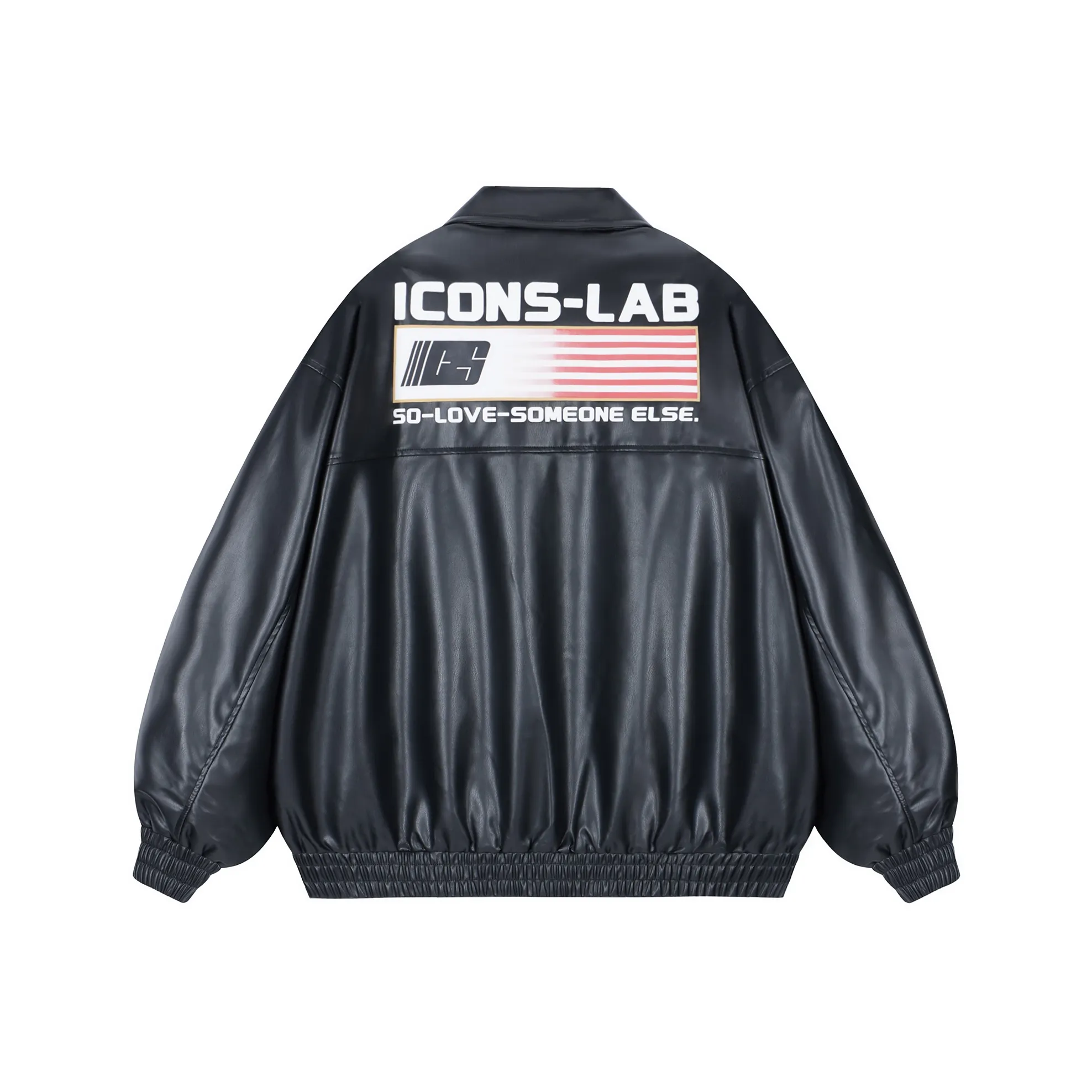 ICONS Lab Черный Унисекс Кожаные куртки