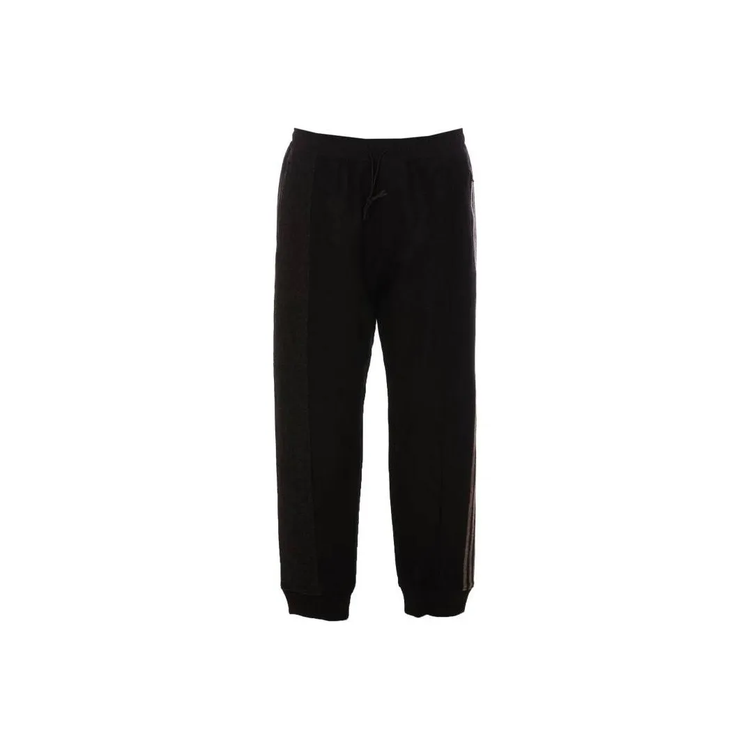 Y 3 Черные мужские вязаные тренировочные брюки