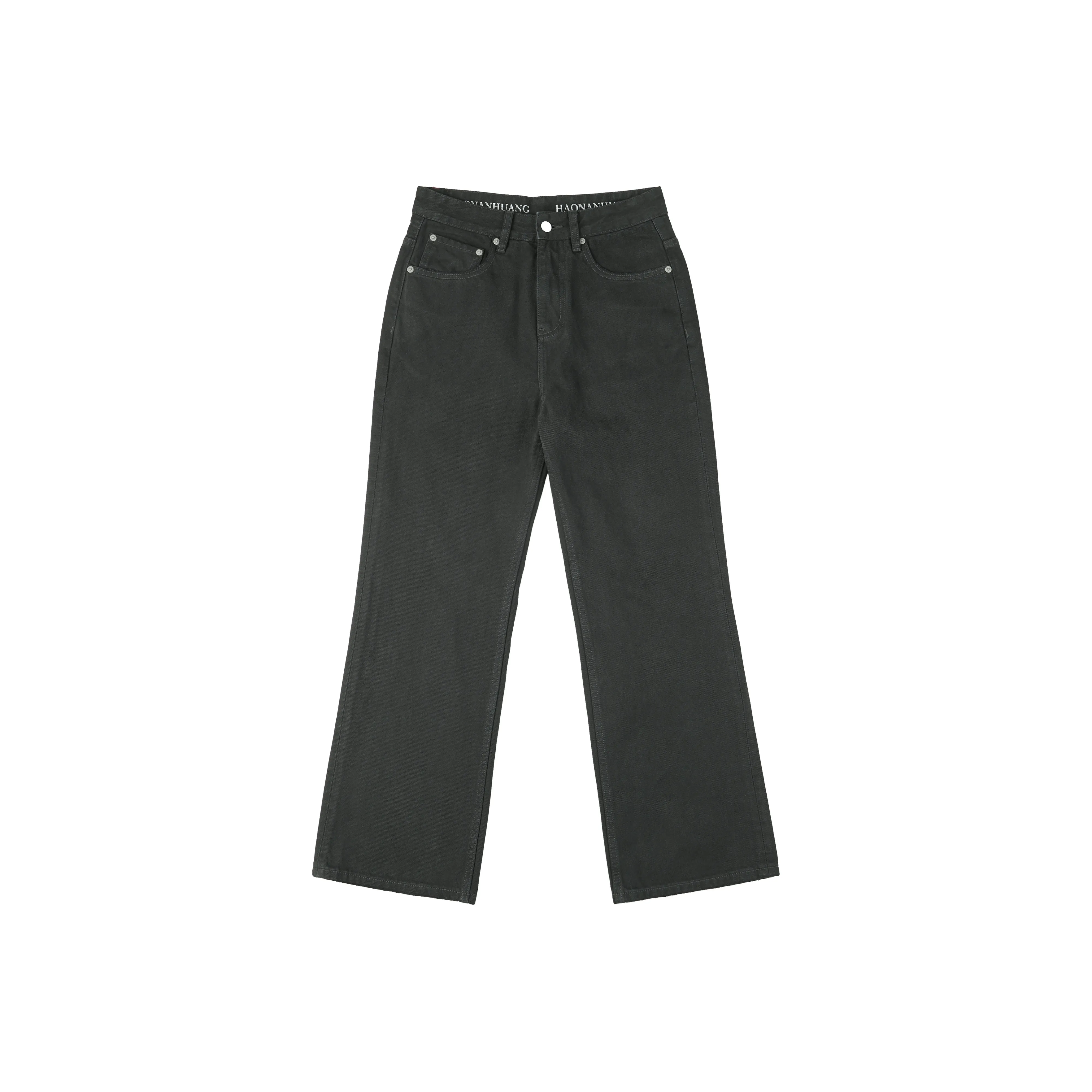 Haonanhuang Черные Унисекс Джинсы