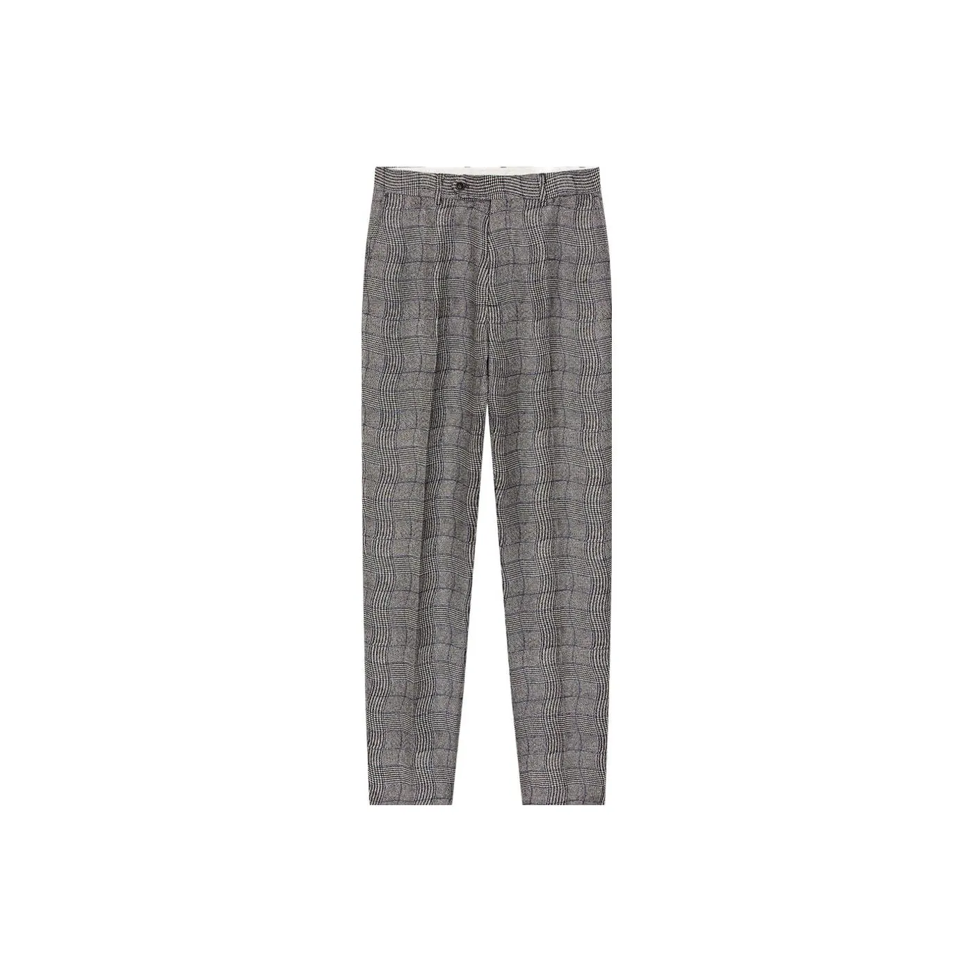 KENZO Wavy Checkered Pattern Trousers