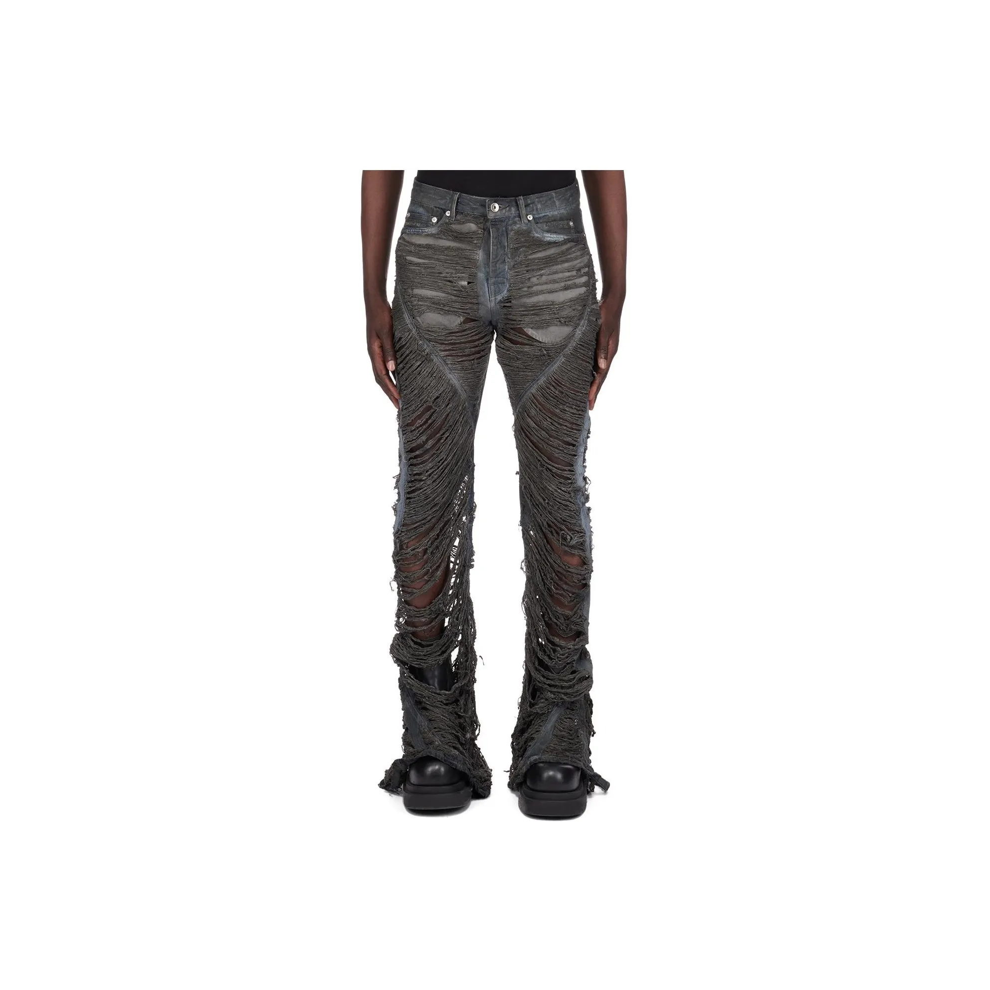 Rick Owens DRKSHDW SS24 Jeans Men's Dark Gray