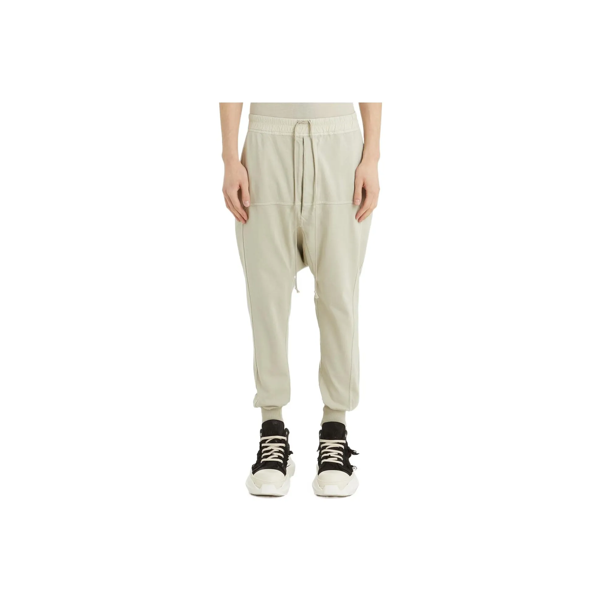 Rick Owens DRKSHDW Экрю Мужские Вязаные Спортивные Штаны