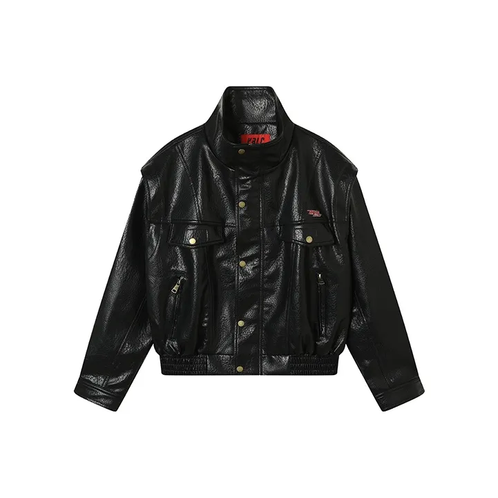 KODAKBLACK KBLC Кожа Куртка Унисекс