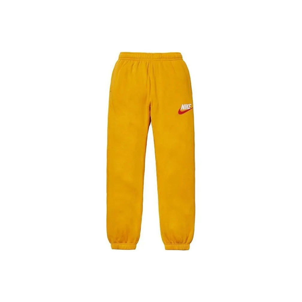 Supreme X Nike Knitted Sweatpants Men's Yellow