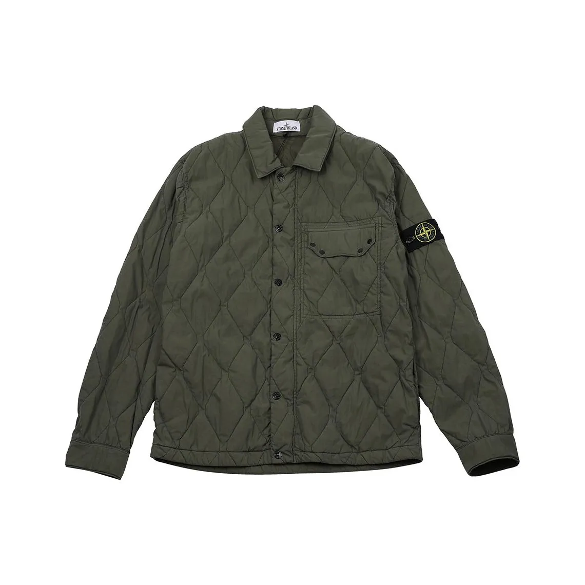 STONE ISLAND Quilted Shirt Jacket