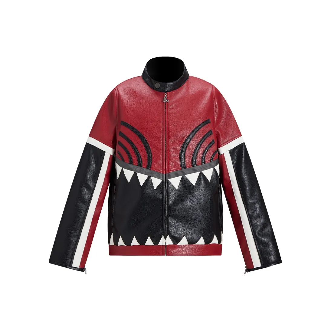 KAKAZZY Leather Jackets Unisex Dark Red