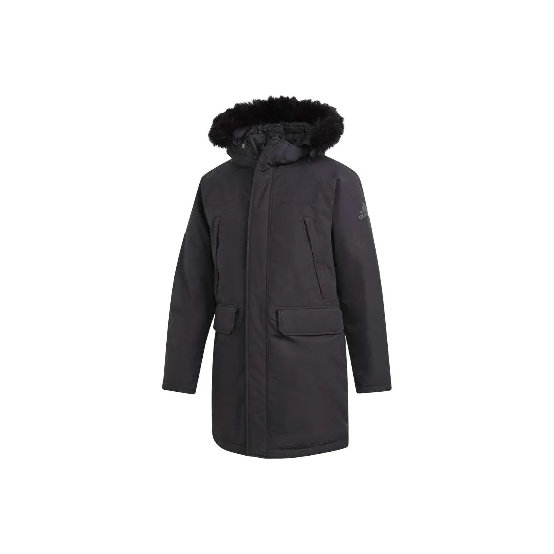 Adidas Parka Coats Men's Black