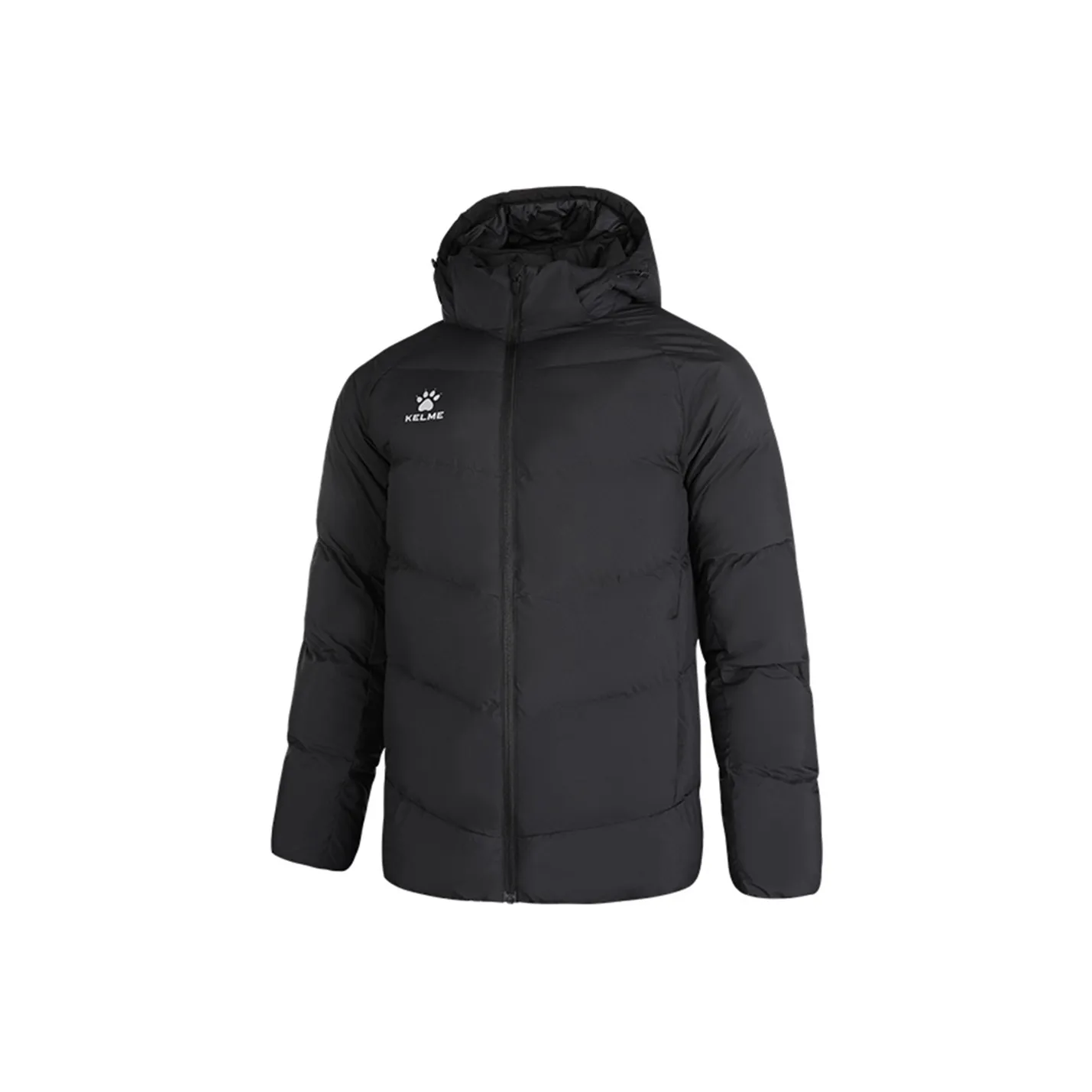 KELME С капюшоном Укороченный хлопковый пуховик Мужской