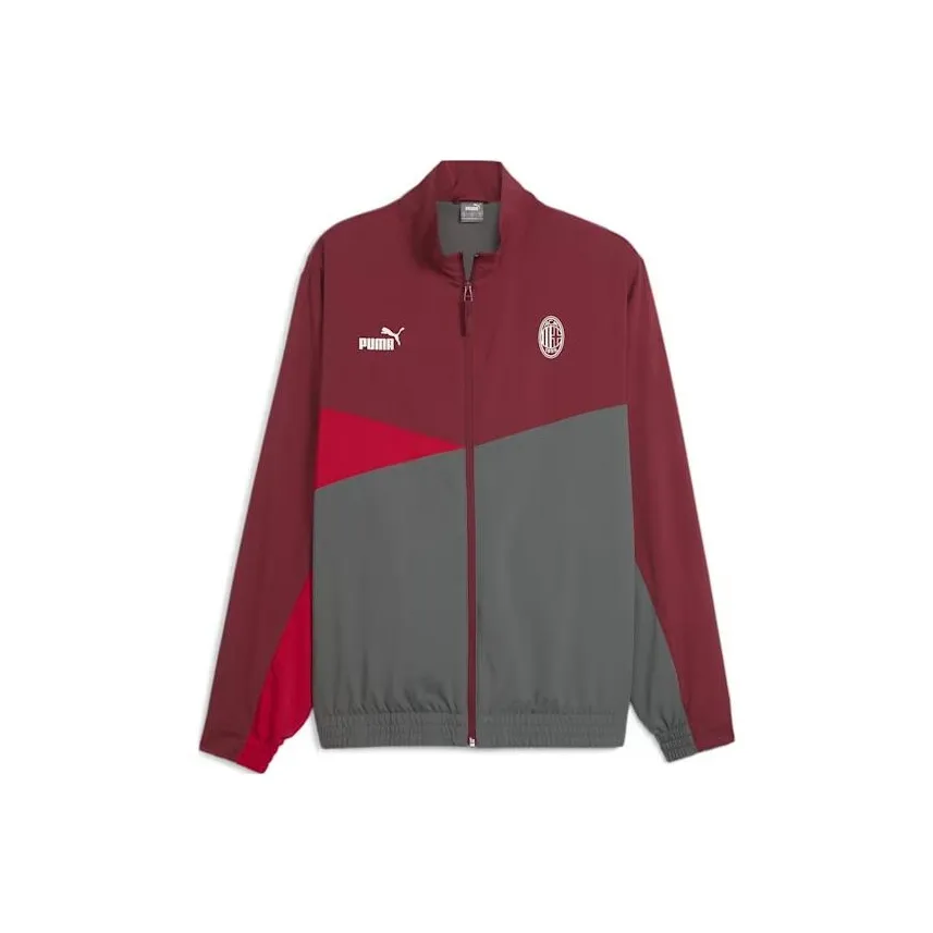 PUMA x AC Milan LIANMINGKUAN Куртки и Пальто Мужской Темно-Серый