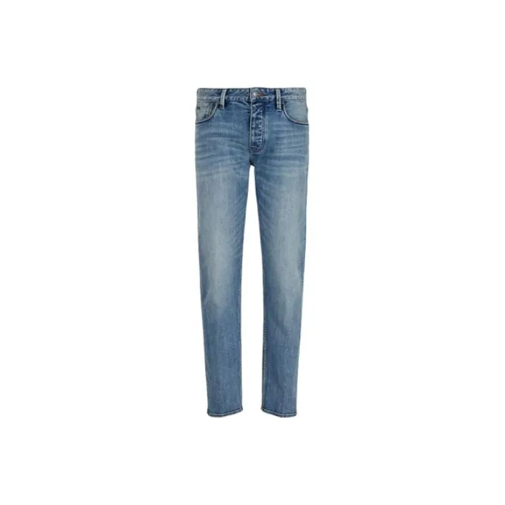 EMPORIO ARMANI J75 Low Rise Tapered Slim Jeans
