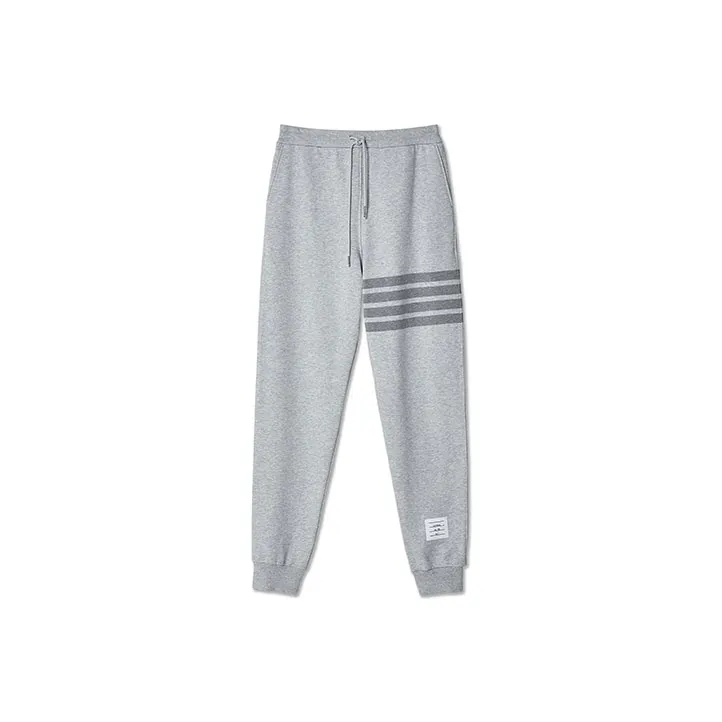 THOM BROWNE 4 Bar Striped Drawstring Pants