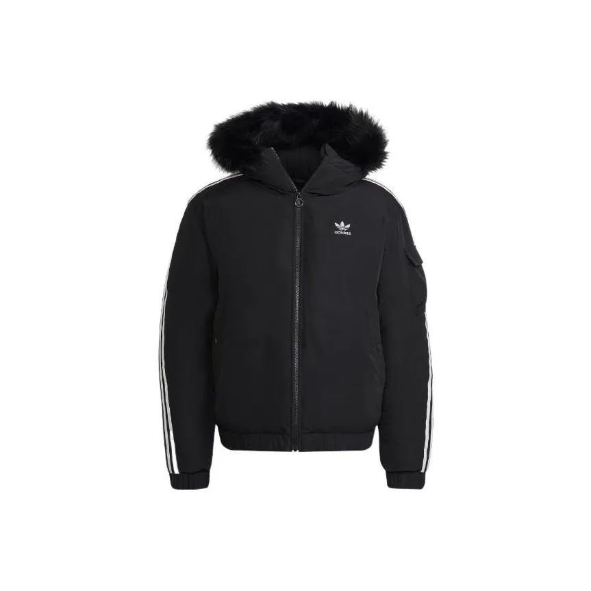 Adidas Parka Coats Men's Black
