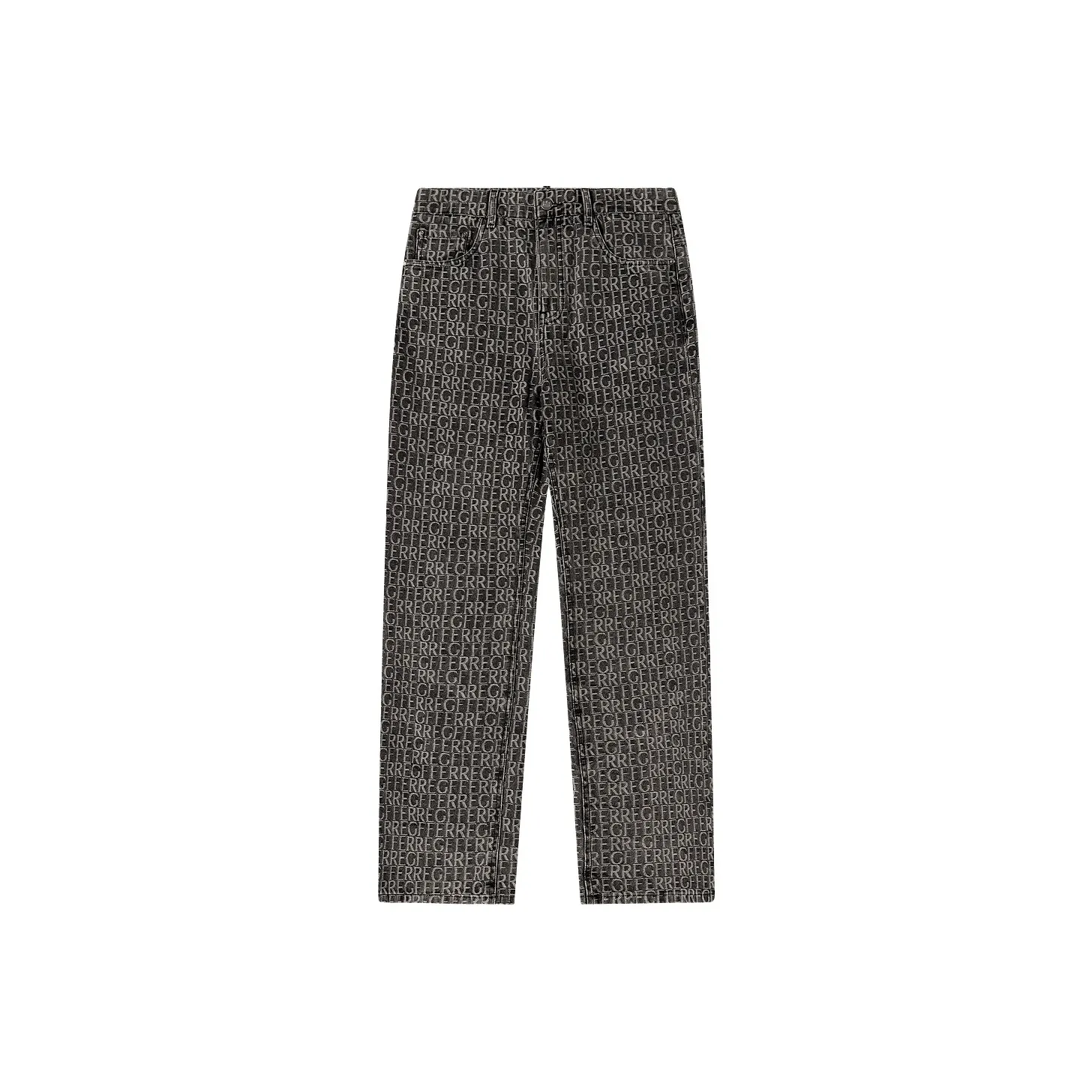 GF Ferré Джинсы Унисекс Серый Узор