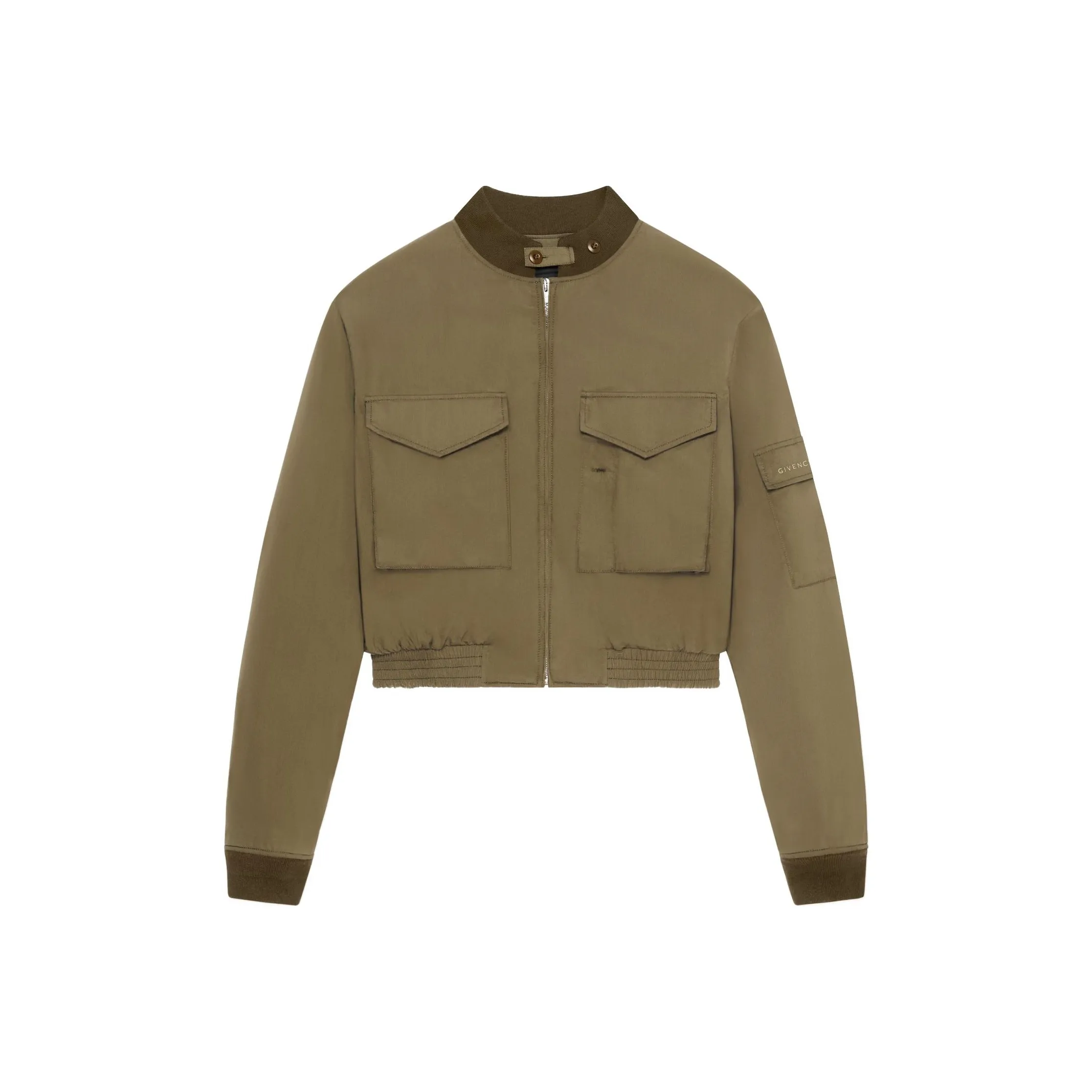 Givenchy Logo Embroidered Bomber Jacket