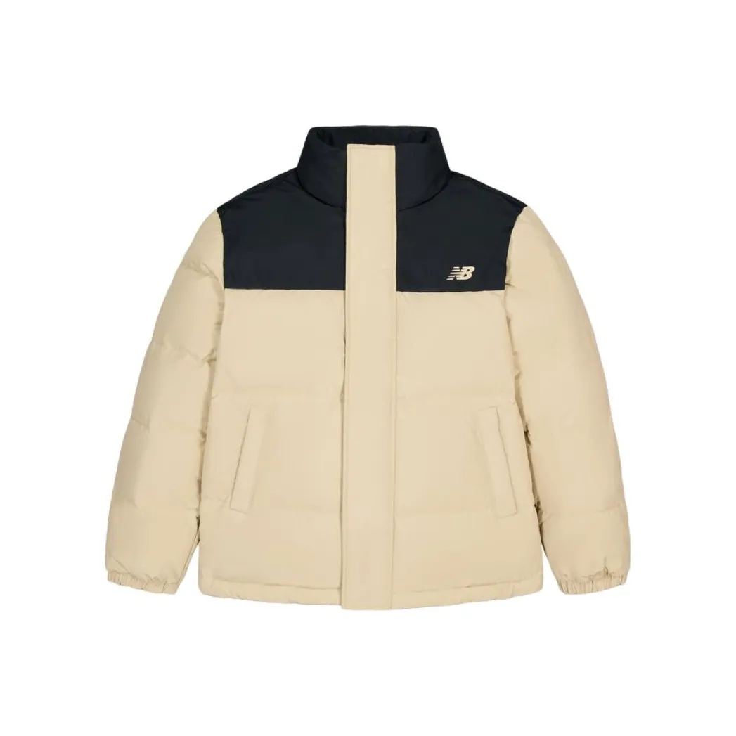 New Balance совместный бренд Пуховик Мужской Абрикос Черный