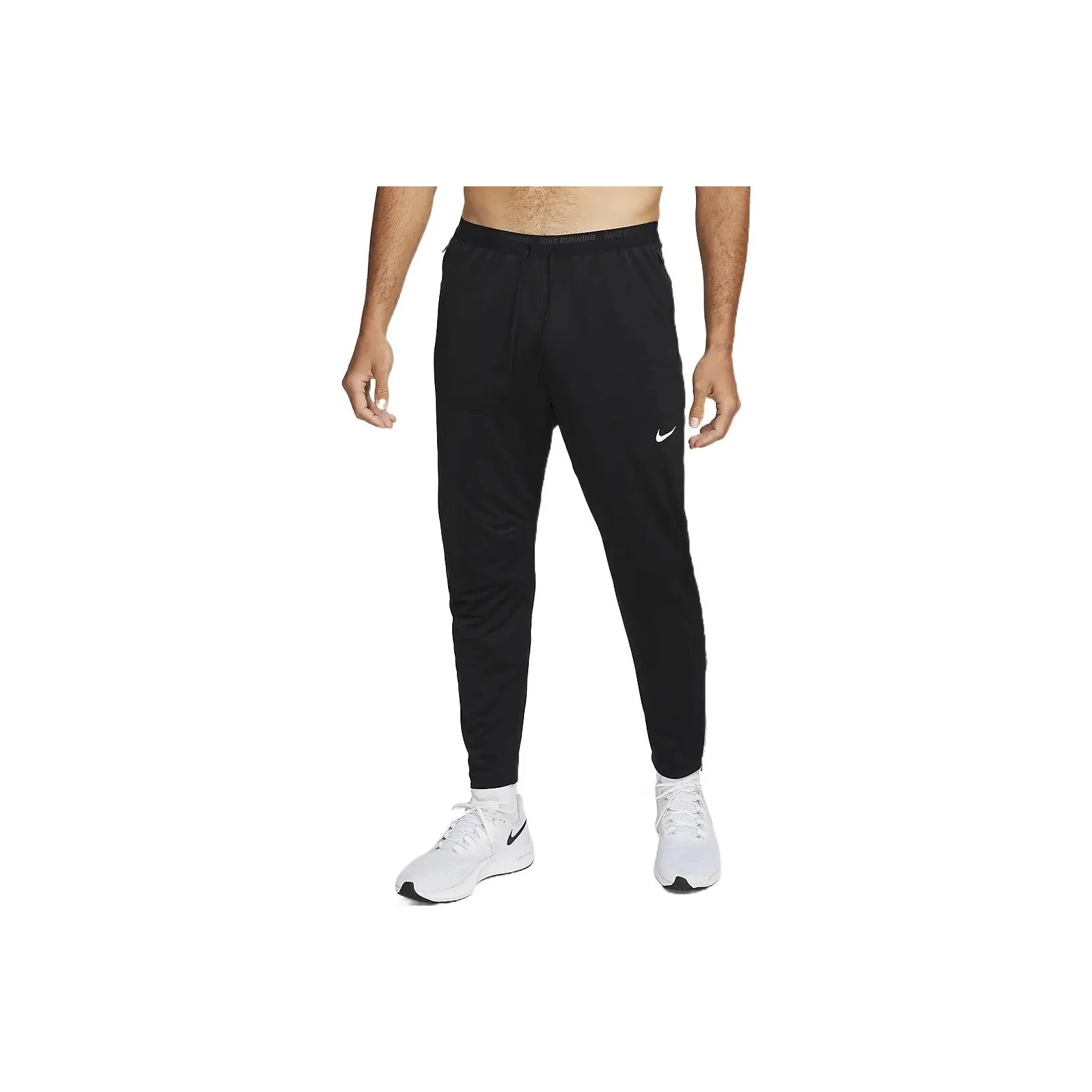 Черные мужские вязаные тренировочные штаны Nike