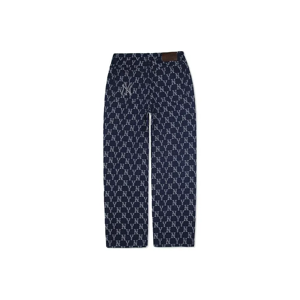 MLB Old Flower Jeans Men Blue