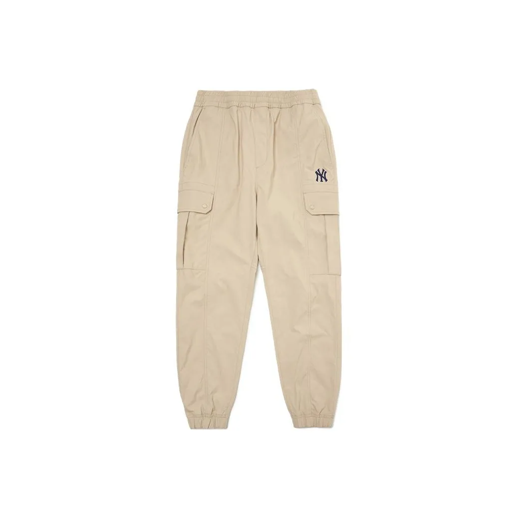 Mlb Base Logo Нью-Йорк Янкис Вязаные Тренировочные Штаны Унисекс Хаки