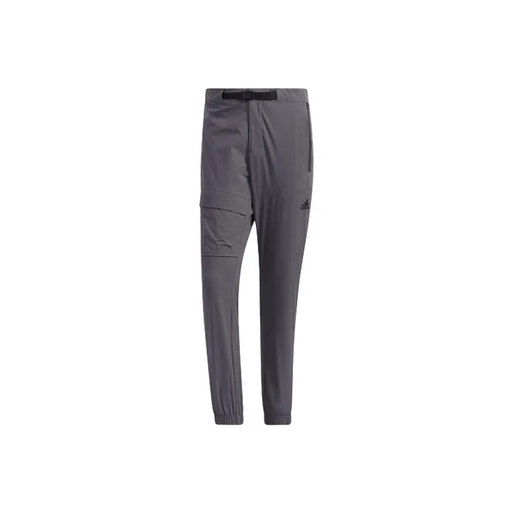 Adidas Knitted Sweatpants Men's Light Gray