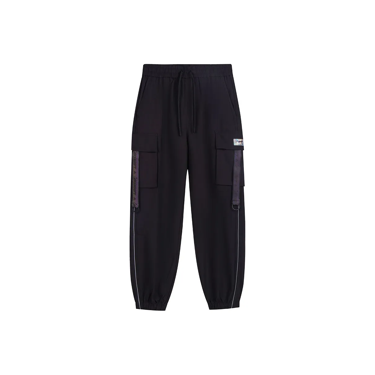 Snoopy X FUN Cargo Pants Men's Black