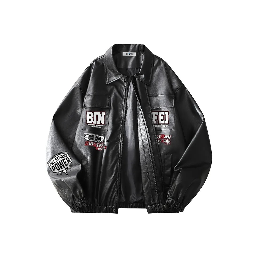 Ice Flying Leather Jacket Unisex