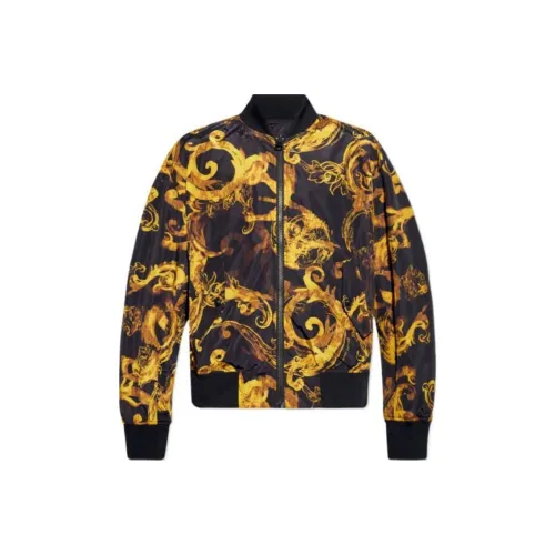 VERSACE JEANS COUTURE Черные Мужские Куртки