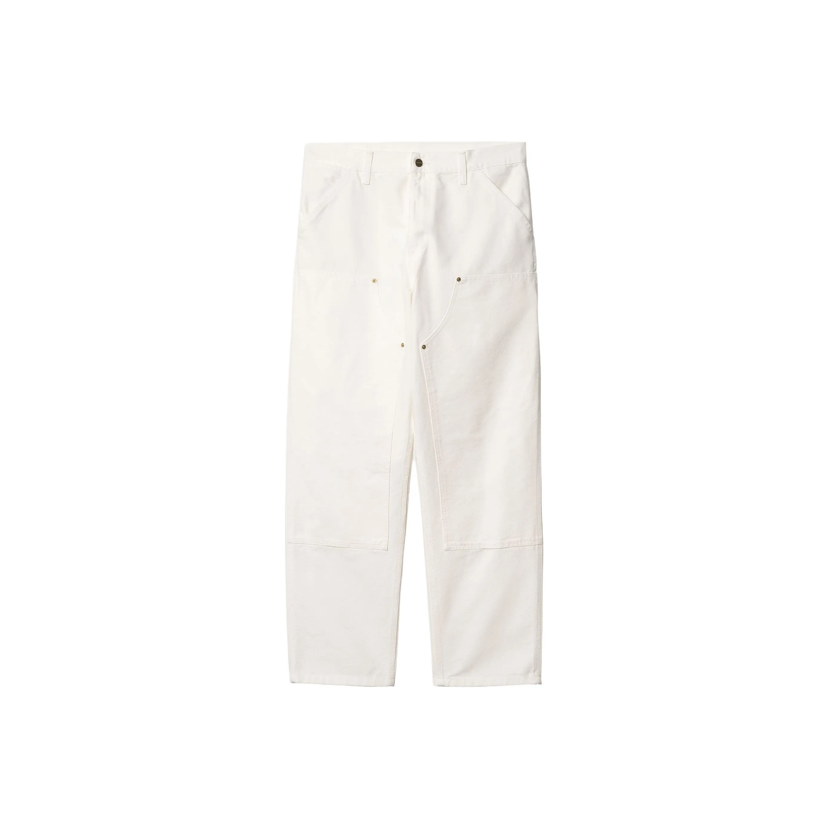 Carhartt WIP SS24 Карго Брюки Мужские Молочно-белые