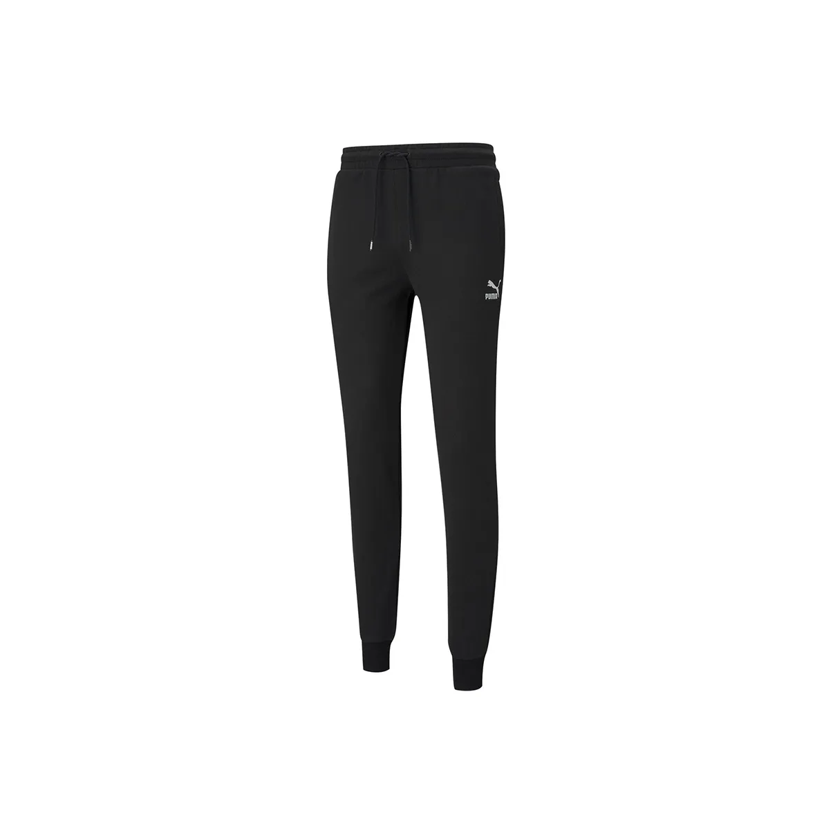 PUMA Patch Padded Hoodie Knitted Sweatpants Men's Black