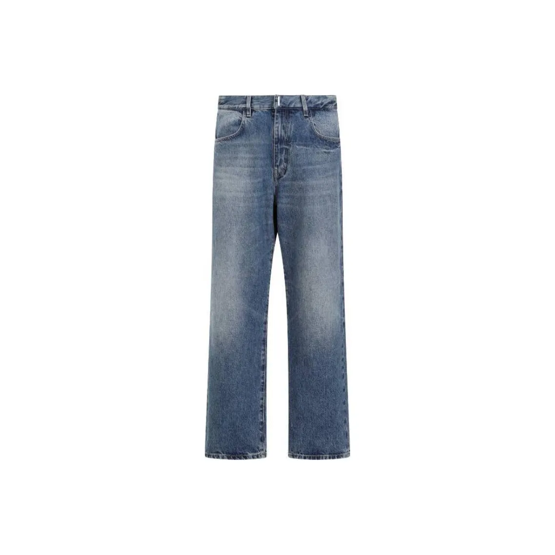 Givenchy Logo Plaque Straight Leg Jeans