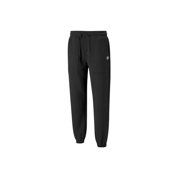 PUMA Knitted Sweatpants Men's Black