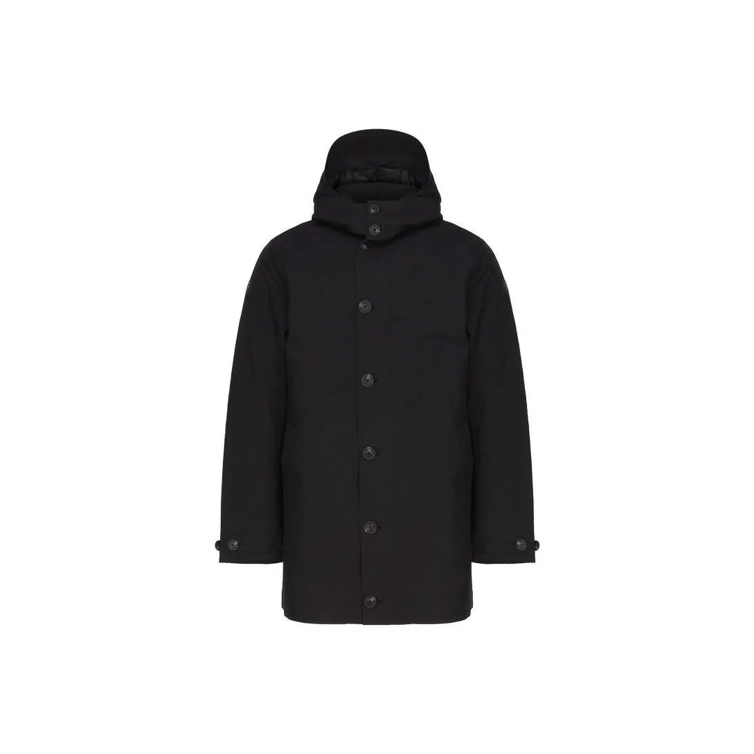 Look and feel your best in this Jameson Long Sleeve High Neck Stripe T-Shirt Single Breasted Padded Jacket