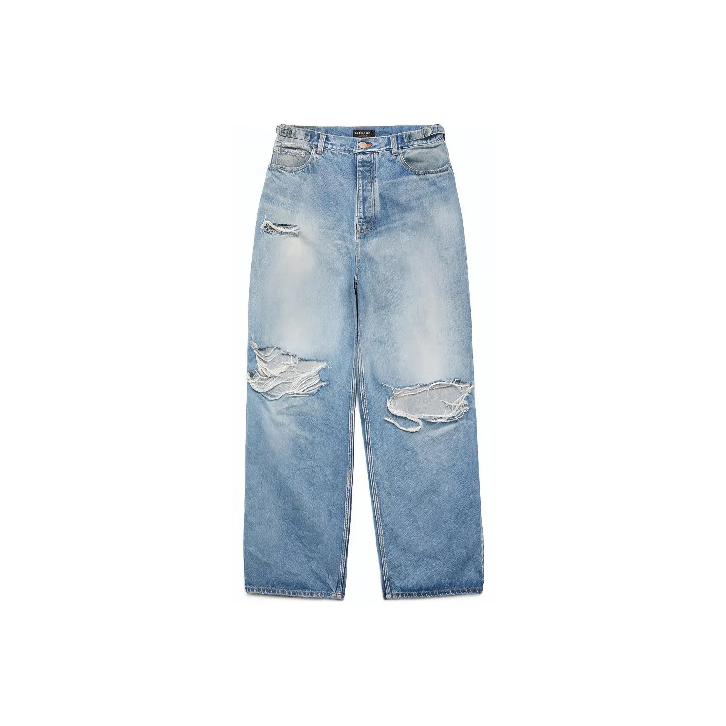 Balenciaga Destroyed Baggy Jeans