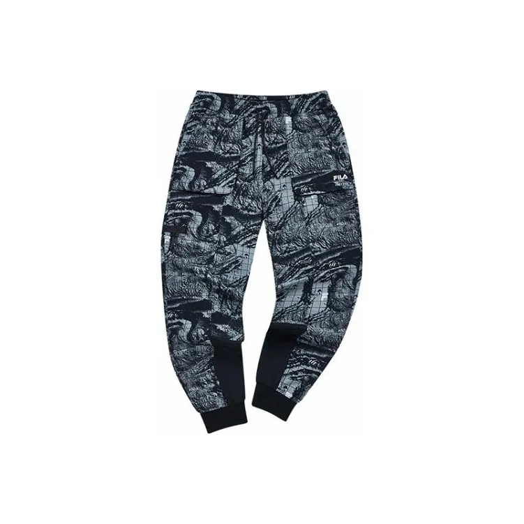 FILA Knitted Sweatpants Men's Black