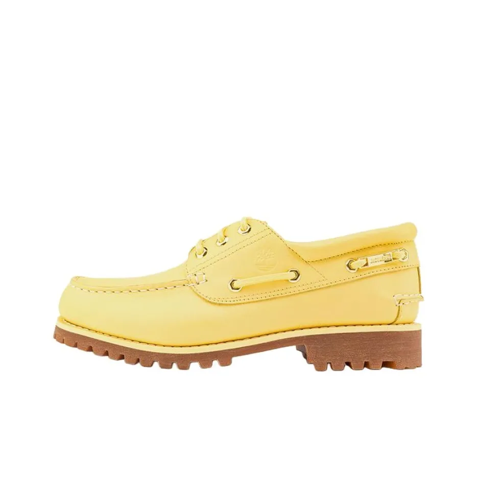 Jacquemus x Timberland X Jacquemus Collaboration Collection Boat Shoes Men's Yellow