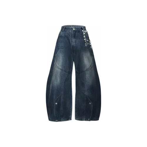 ARGUE Yanlu Blue Bottoms Мужские Джинсы